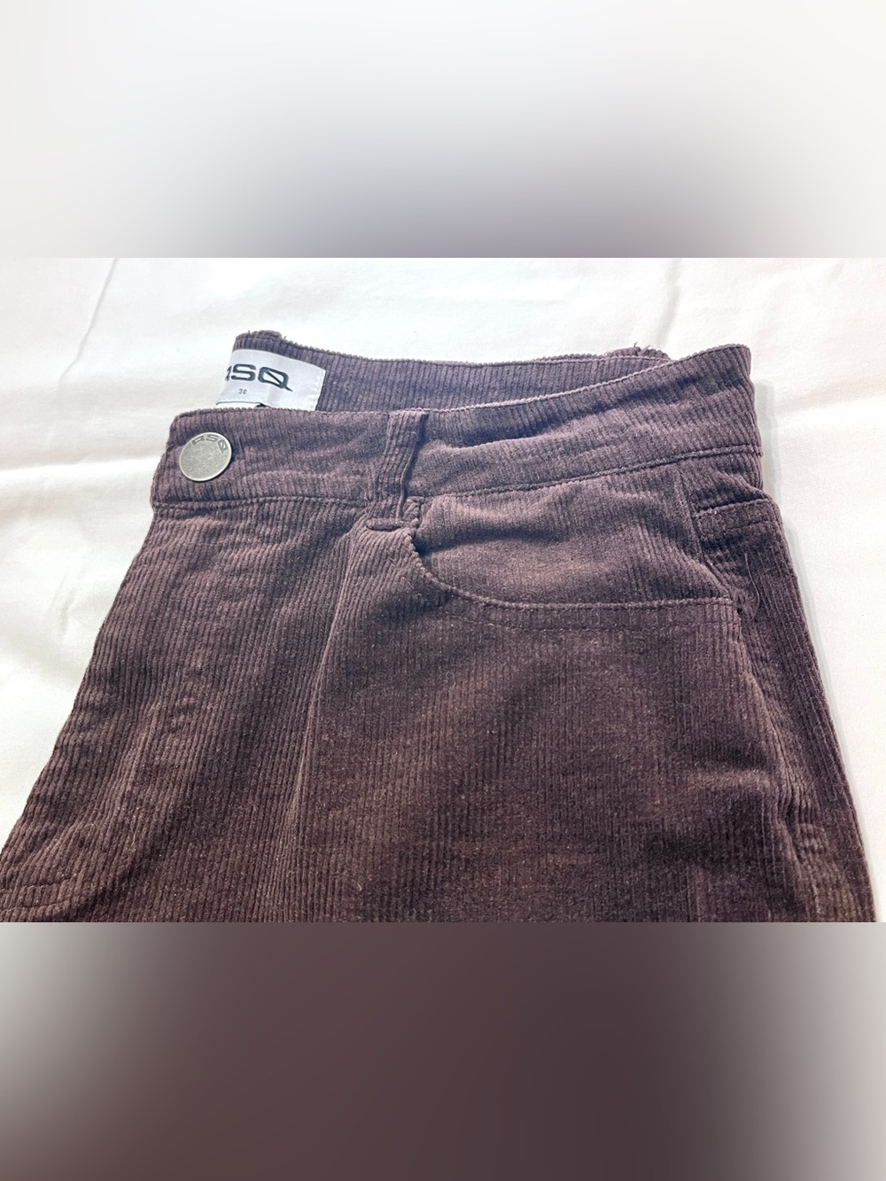 RSQ Tilly's High Rise Corduroy Flare Pants Dark Brown / Espresso Size 30 - Picture 4 of 4
